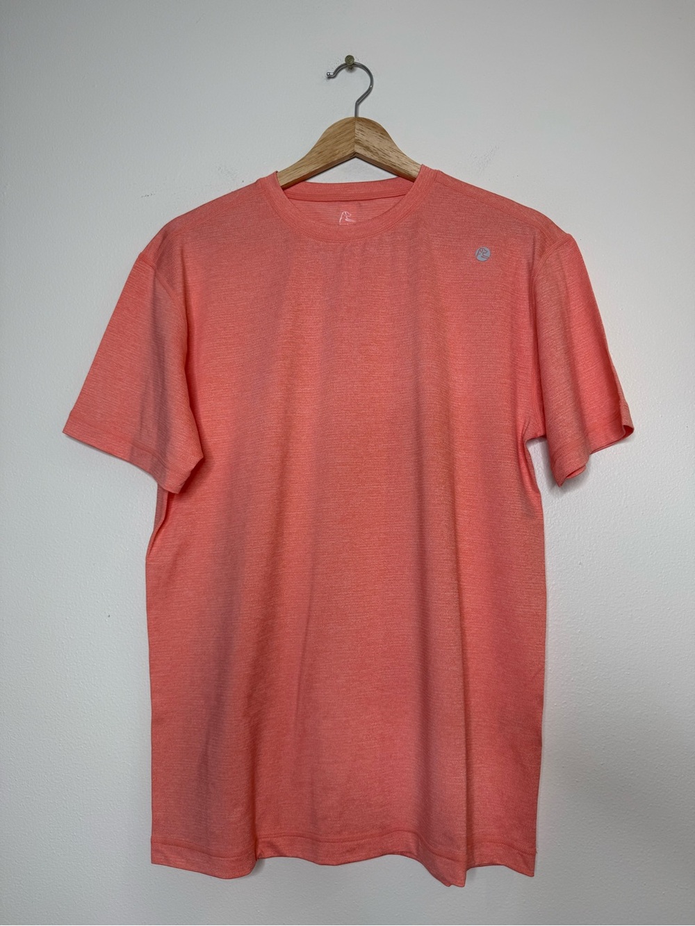 Rhoback Blitz Tech Tee Men's Short Sleeve Blitz Tech Tee in coral pink small